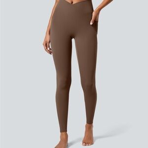 Halara SottlyZero™ Crossover Pocket Plain Leggings-UPF50+